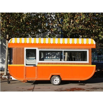 De beste investering van drukkerijen 220V/380V Spanning Roulotte Trail Street Food Trucks