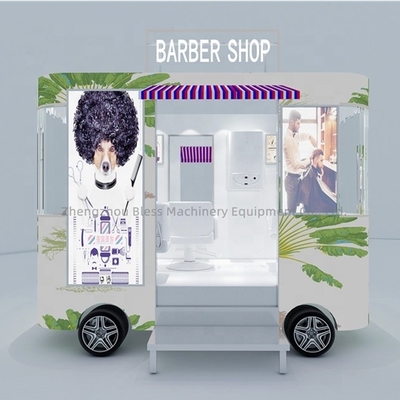 Mobiele kapperszaak met 85 km lange afstand en L420.00cm*W180.00cm*H230.00cm Grootte