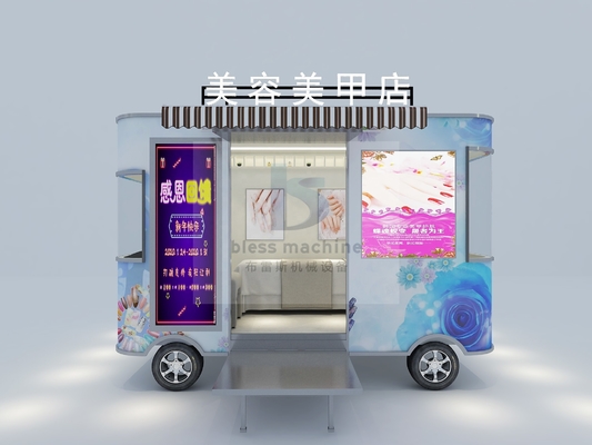 Mobiele kapperszaak met 85 km lange afstand en L420.00cm*W180.00cm*H230.00cm Grootte
