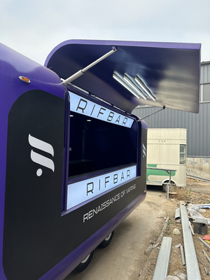 Multifunctionele elektrische mobiele snacktrailer