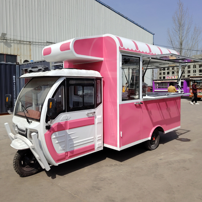 Multifunctionele mobiele elektrische fastfood snack driewielers met 40 km/uur functie