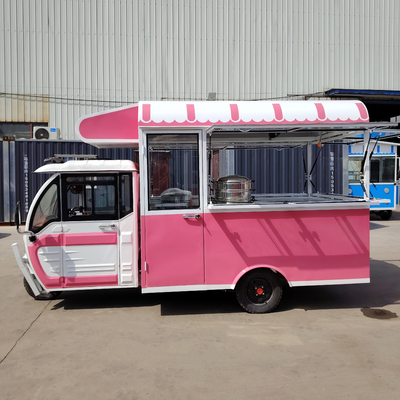 Multifunctionele mobiele elektrische fastfood snack driewielers met 40 km/uur functie