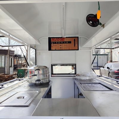 Multifunctionele mobiele elektrische fastfood snack driewielers met 40 km/uur functie