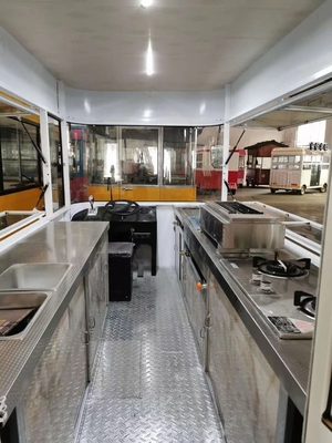 Fastfood Productie Bakkerij Elektriciteit Voedsel Truck Machinery Functie Display Goods