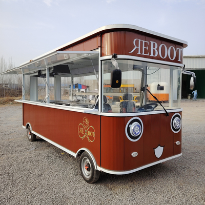 Elektrische mobiele gebakken kip combo met wielen 4 wegwielen en cola drank