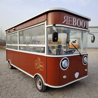 Elektrische mobiele gebakken kip combo met wielen 4 wegwielen en cola drank
