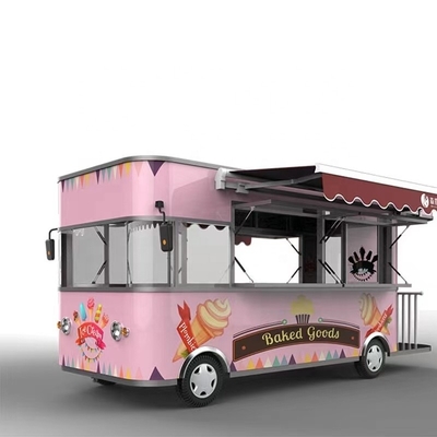2024 Meest populaire multifunctionele elektrische mobiele snackkar met aangepaste grootte