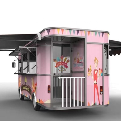 2024 Meest populaire multifunctionele elektrische mobiele snackkar met aangepaste grootte