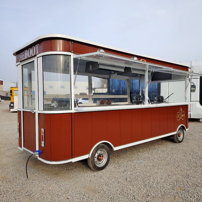 Elektrische mobiele gebakken kip combo met wielen 4 wegwielen en cola drank