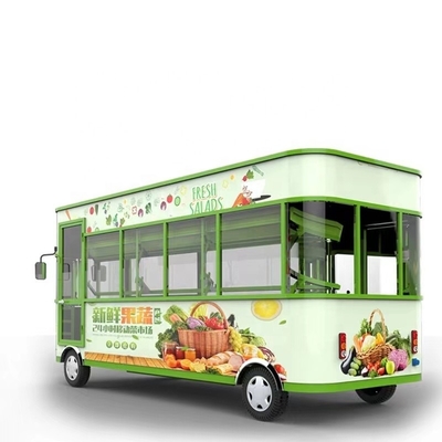 2024 Meest populaire multifunctionele elektrische mobiele snackkar met aangepaste grootte
