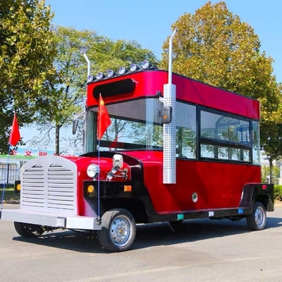 Foodtruck met elektrische energiebron en videotechnische ondersteuning