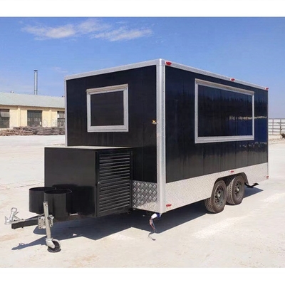 3500W en aanpasbare binnenlandse dorpshotdogkar met Fryer Food Street Vending Kiosk