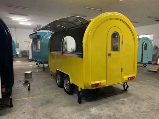 110V/220V/380V Spanning roestvrij staal kleine food trailer voor fast food van bij Direct
