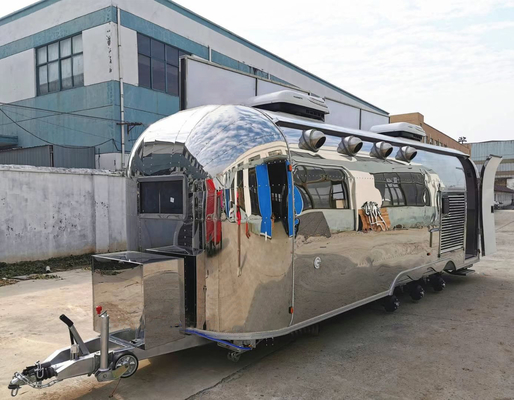 110V/220V/380V Spanning roestvrij staal kleine food trailer voor fast food van bij Direct