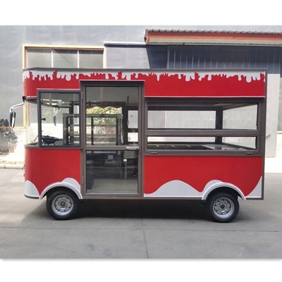 Vintage snackmachines Food Coffee Shop Truck met 3000*2100*2500MM Grootte en op maat gemaakte apparatuur