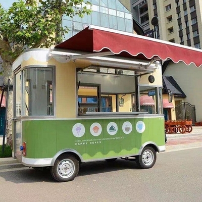 Elektrische vrachtwagen Super Performance Food Truck met lage investering 3200*1600*2350mm