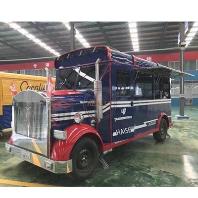 Witte kleur Super Performance Commerciële mobiele foodtruck met lage investering
