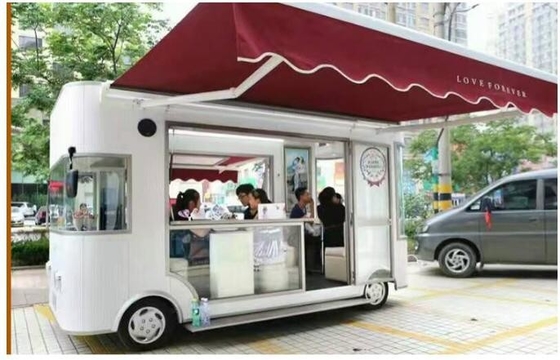 Elektrisch systeem mobiele keuken hotdog food trucks voor buiten restaurant en licht