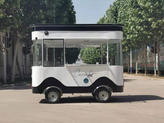 Variëteitsspecificaties Mobiele fastfoodtruck met aangepaste zwarte melk grondstof