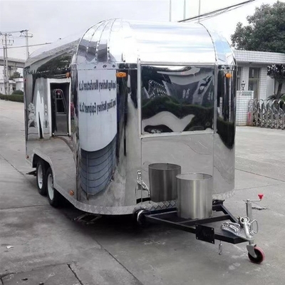 Super Prestaties Auto Slepende Camper Van Apparatuur Verkoopaanhangwagen L420cm * W180cm * H230cm