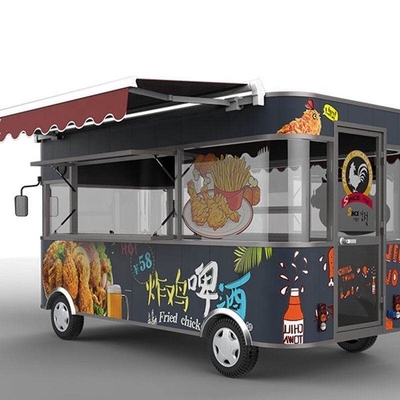 2020 USA Standard Mobile Hotdog Food Trucks met 1000 kg capaciteit en 24-uurs service