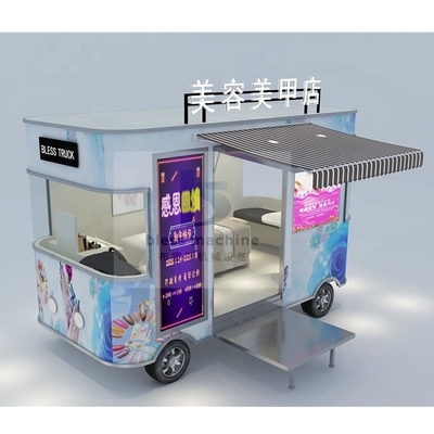 Gepersonaliseerd 2022 6M Chinese Electric Food Truck Business met roestvrijstalen apparatuur