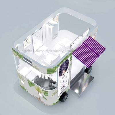 2022 6M Uniek Ontwerp Catering Mobiele Voedsel Truck voor koud drankje en 55 km bereik elektrisch