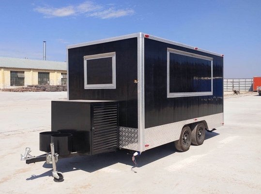 110V/220V/380V Spanning Kleine Amerikaanse standaardconcessiemobiel met materialen