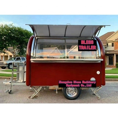 3 wielen food trailer low budget machine functie voor het maken van voedsel in beweging