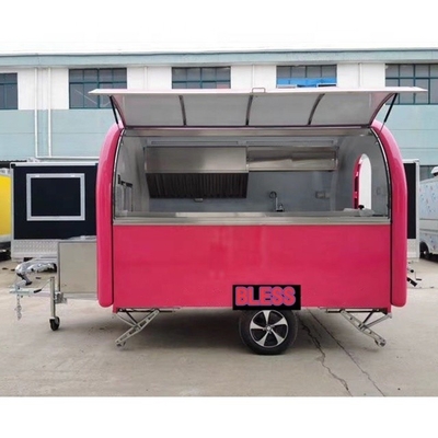 3 wielen food trailer low budget machine functie voor het maken van voedsel in beweging