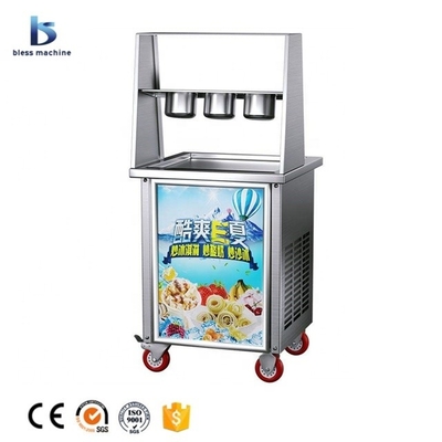 Temperatuursysteem Thaise gebakken ijsmachine met automatische ontdooiingsknop