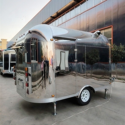 Gepersonaliseerde grootte Food Trailer voor gemakkelijke bediening en mobiele restaurant in de Filippijnen