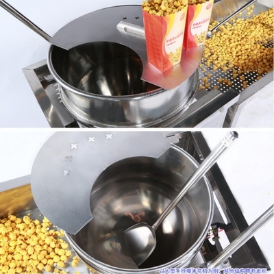 Roestvrij staal popcorn maker machine met super prestaties en energiebesparing