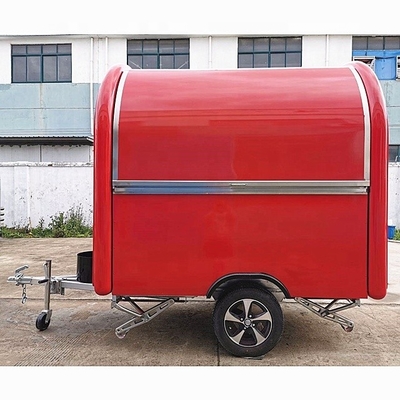 Mobiele foodtrailer uitgerust met L420cm*W180cm*H230cm airconditioner 10% korting
