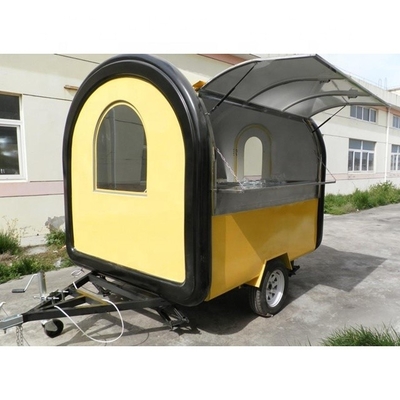 Mobiele foodtrailer uitgerust met L420cm*W180cm*H230cm airconditioner 10% korting