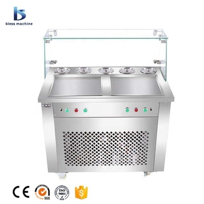 Thailand Mobiele voedselkar met bevroren yoghurtmachine en automatische ontdooiing