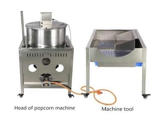 80 kg elektromagnetische verwarming Maïs/rijspopcorn verwerkingsmachine voor en efficiëntie