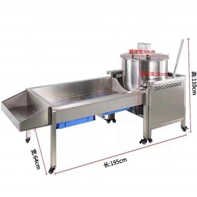 2022 nieuwste popcornmachine onderdelen met eenvoudige bediening en 530 mm diameter pan