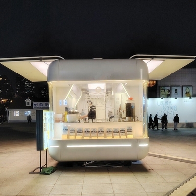 Aanpasbare Born Mobile Food Van met roestvrij staal en geverfde gegalvaniseerde plaat