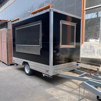 Outdoor Kitchen Fast Food Trailer met kookapparatuur Mobiele foodtrucks