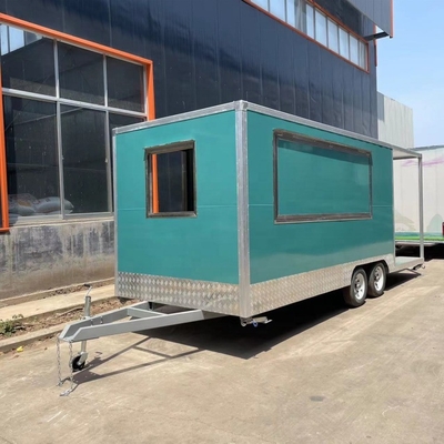 Outdoor Kitchen Fast Food Trailer met kookapparatuur Mobiele foodtrucks