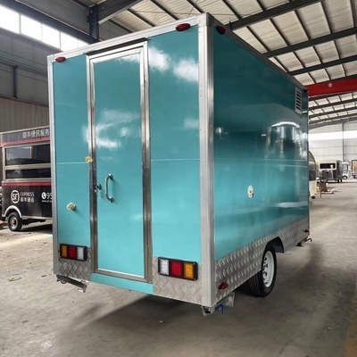 Outdoor Kitchen Fast Food Trailer met kookapparatuur Mobiele foodtrucks