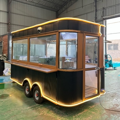 Volledig uitgeruste voedseltrailer met onderhouds- en reparatiedienst 3000*1600*2300mm