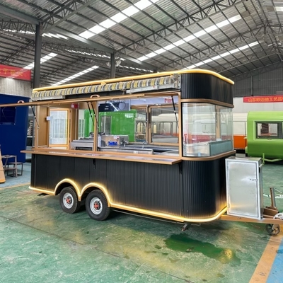 Volledig uitgeruste voedseltrailer met onderhouds- en reparatiedienst 3000*1600*2300mm