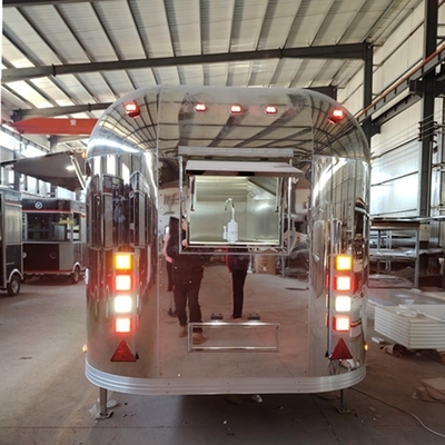 Op maat gemaakte apparatuur mobiele voedseltrailer met een capaciteit van 1000 kg