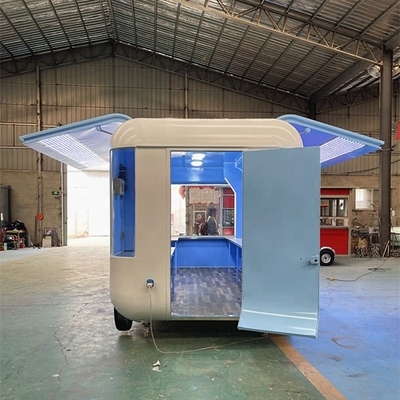1000 kg mobiele snack food truck gas fast food karretje trailer keuken in productie-installatie