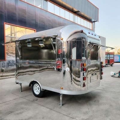 Gepersonaliseerde Food Trailer Grootte Mobiele Catering Food Truck met volledige keukenapparatuur