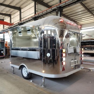 Gepersonaliseerde Food Trailer Grootte Mobiele Catering Food Truck met volledige keukenapparatuur