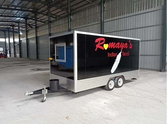 Voedsel maken voor mobiele pizzawaentjes