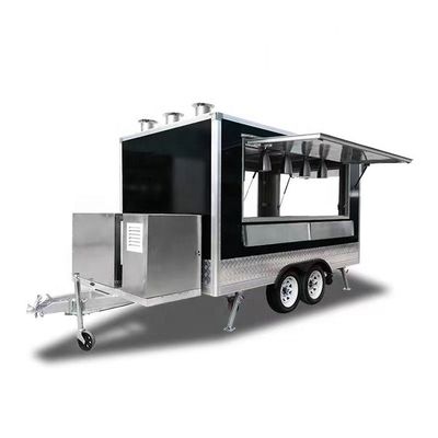 Mobiele bar koffie mandje mobiele foodtruck met volledig uitgeruste BBQ concession trailer